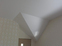 Натяжной потолок матовый белый со сложным элементом, фото 23