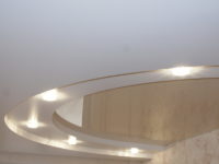 Натяжной потолок матовый и глянцевый из трех уровней, фото 112