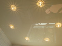 Натяжной потолок глянцевый светло-оливковый, фото 34